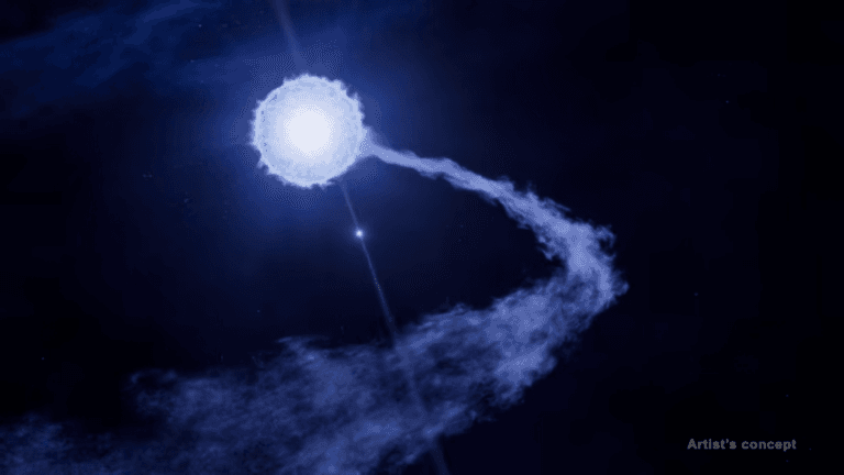 XRISM detecta pulsar alimentando-se de vento estelar