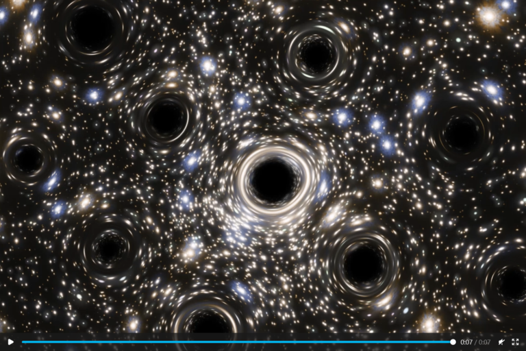 Buracos negros errantes podem revelar evolução do universo