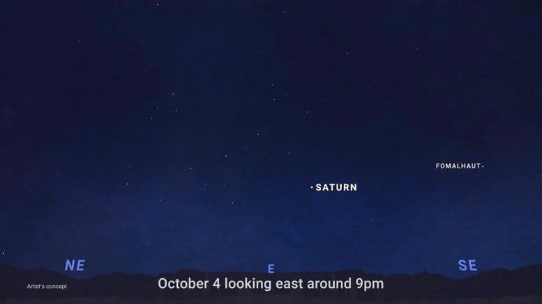 Sky Chart October 4, 2026
