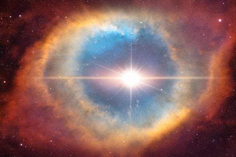 Supernova Explosion Center Galaxy Wide