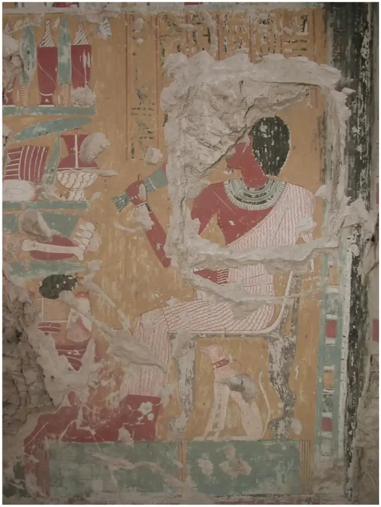 dog name unique Egyptian art