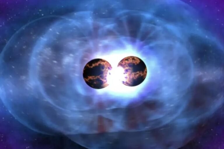 Estudo revela formação de magnetares em fusões de estrelas de nêutrons
