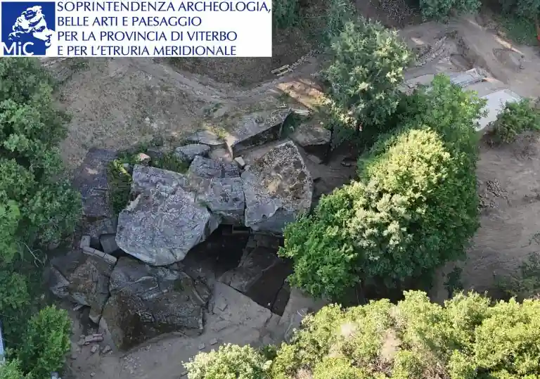 Demeter sanctuary italy sealed from roman times